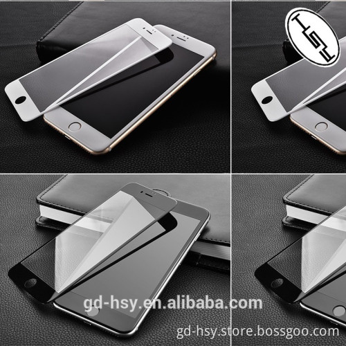 HUYSHE 4d tempered glass screen protector for iphone 6 6s 7 plus 3D glass